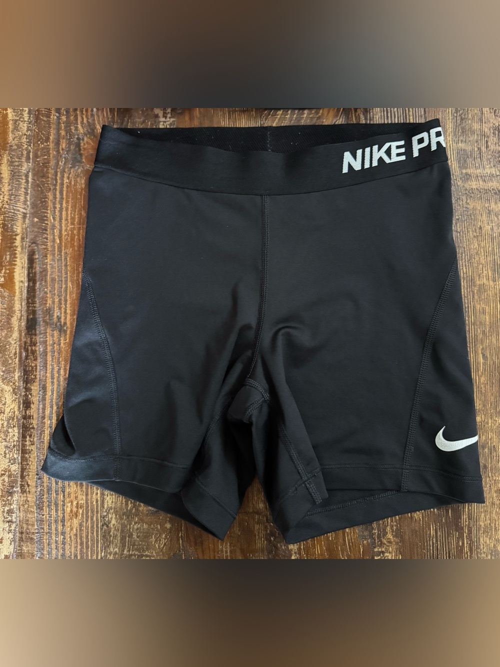 Nike Black Athletic Shorts with Branded Waistband